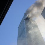 John Chatterton's view of 911 tower 1 after hit From the trailer